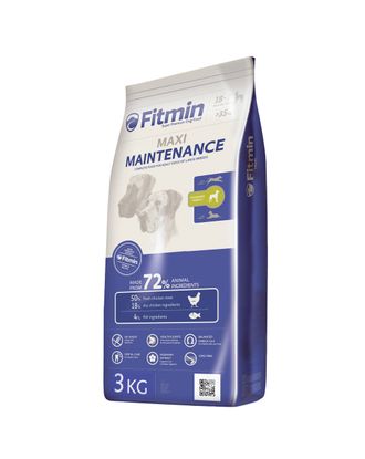 Fitmin Maxi Maintenance 3kg - pełnowartościowa karma dla dorosłych psów ras dużych i olbrzymich, z kurczakiem