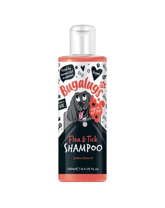 Bugalugs Flea & Tick Shampoo - szampon ochronny dla psa, z olejkiem Neem - 250ml