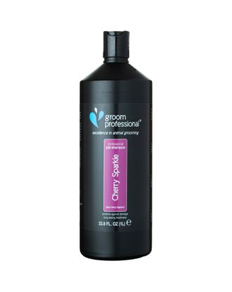 Groom Professional Cherry Sparkle Shampoo - szampon wiśniowy, do każdego typu szaty, koncentrat 1:10 - 1L