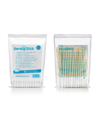 BambooStick L/XL - patyczki do czyszczenia uszu dla większych psów - 50szt.