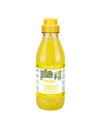 Iv San Bernard Fruit of the Groomer Ginger & Elderberry Shampoo - oczyszczający szampon dla psa i kota, z imbirem i czarnym bzem, koncentrat 1:3 - 500ml