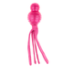 KONG Wubba Comet Pink - wzmocniony aport dla psa, piszcząca zabawka z frędzlami, różowy