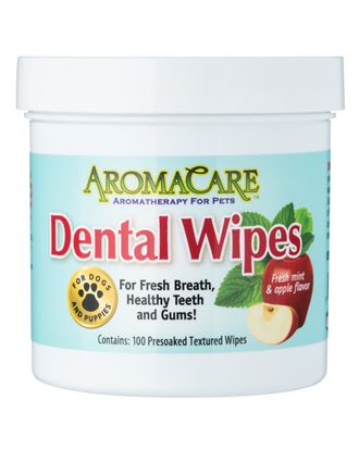 PPP AromaCare Dental Wipes 100szt. - bawełniane waciki do czyszczenia zębów psów i szczeniąt