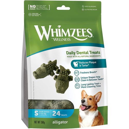 Whimzees Aligator Natural Dental Treat  - przysmak dentystyczny dla psa