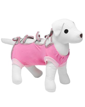 Biglo Pet Recovery Suit Pink - ubranko pooperacyjne dla psa, kota, różowe