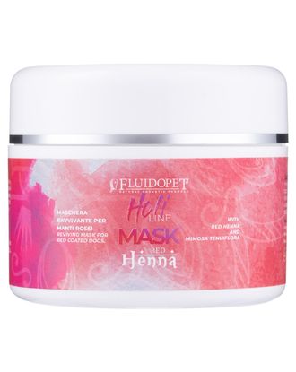 FluidoPet Holi Line Mask Red Henna - rewitalizująca maska do czerwonych odcieni sierści psa