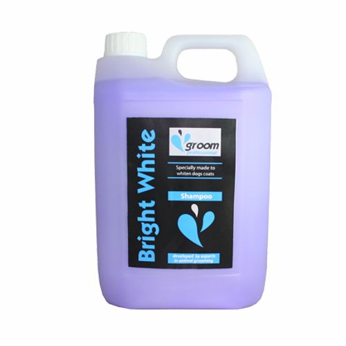 Groom Professional Bright White Shampoo 4L - szampon do jasnej sierści
