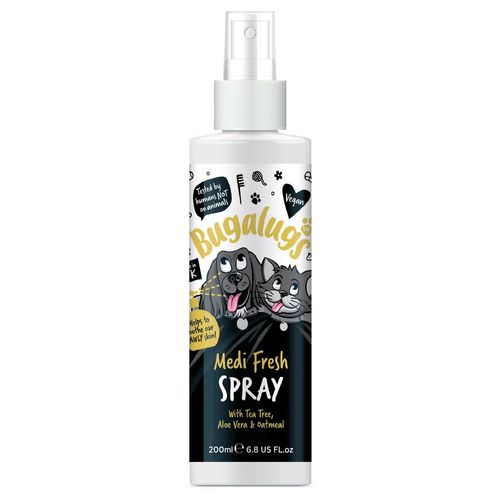 Bugalugs Medi Fresh Spray 200ml - łagodząca mgiełka dla psa i kota