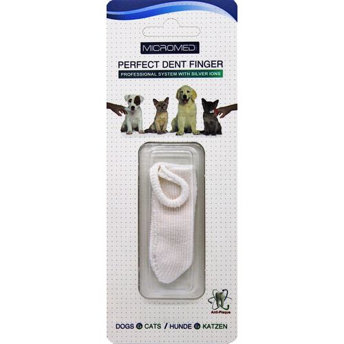 Czyścik do zębów Micromed Tooth Care  dla psa i kota z jonami srebra, blister