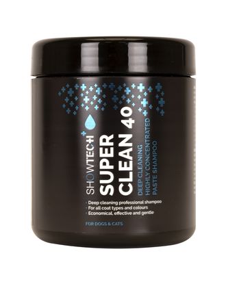 Show Tech+ Super Clean 40 - oczyszczający szampon, dla psa i kota, koncentrat 1:40 - 1L
