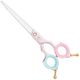 Blovi Teddy Line Pink Asian Style Scissors 6,5" - ultralekkie nożyczki proste, aluminiowa rękojeść