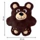 KONG Snuzzles Bear M - pluszowa zabawka dla psa, miś z dużą piszczałką 