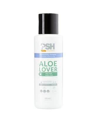 PSH Pro Aloe Lover Shampoo - szampon intensywnie nawilżający do długiej lub gęstej sierści, z aloesem, koncentrat 1:4 - 100ml