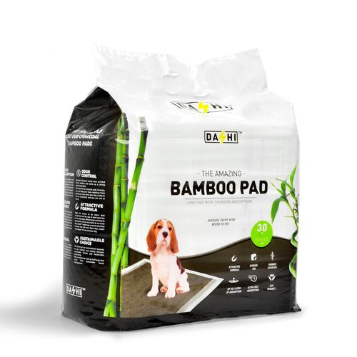 Dashi Bamboo Pad 60x40cm - antybakteryjne podkłady higieniczne dla psa, z węglem aktywnym, 30szt.