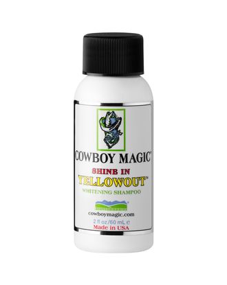 Cowboy Magic Shine In Yellowout Whitening Shampoo - szampon niwelujący zażółcenia i podkreślający naturalny kolor sierści - 60ml