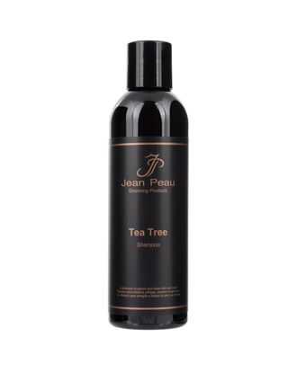 Jean Peau Tea Tree Shampoo - hypoalergiczny szampon z olejkiem z drzewa herbacianego, kojący i dezynfekujący skórę zwierząt, koncentrat 1:4 - 200ml