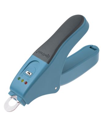 Miracle Care QuickFinder Trimmer Blue - gilotynka do pazurów dla średnich psów z sensorem zabezpieczającym przed zbyt krótkim obcięciem, niebieska