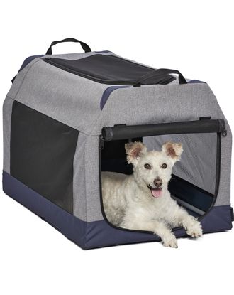 MidWest Camper Tent Crate - materiałowy transporter dla zwierząt, szary