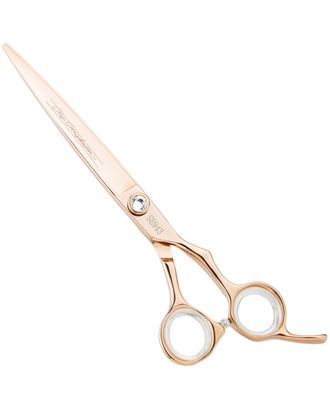 Chris Christensen Adalynn Rose Straight Scissor - profesjonalne nożyczki proste, z japońskiej stali pokrytej tytanem