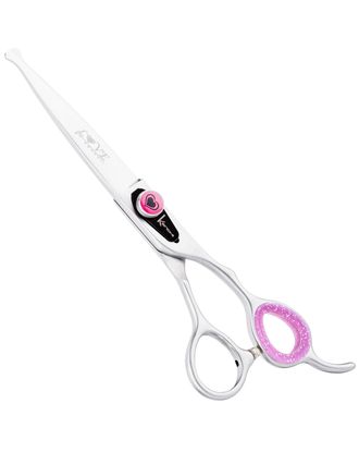 Kenchii Love Straight Safety Scissors 6,5" - bezpieczne nożyczki groomerskie z ergonomicznym uchwytem, proste