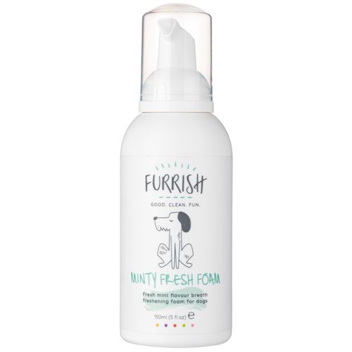 Furrish Minty Fresh Foam 150ml - miętowy preparat do czyszczenia zębów i dziąseł dla psa, odświeża oddech