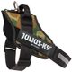Julius-K9 IDC Powerharness Camuflage - najwyższej jakości szelki, uprząż dla psów w kolorze moro/khaki