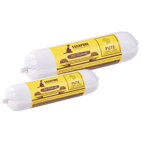 Escapure Pute Wurst - karma mokra dla psa, baton mięsny, indyk