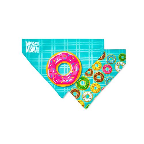 Max&Molly Reversible Bandana Donuts - bandana dla psa, dwustronna