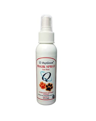 Mr Groom Oxy Green Magik Spray 118ml - naturalny spray antybakteryjny dla psów, kotów, królików, świnek morskich i gadów niewodnych