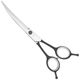 Geib Gator Trim 'n' Cut Curved Scissors - lekkie, ostre i poręczne nożyczki gięte z teflonowym uchwytem i cienkimi ostrzami