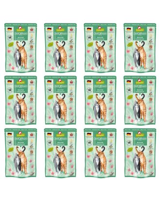 GranataPet DeliCatessen Venison Pur - bezzbożowa mokra karma z dziczyzną, saszetki dla kota - 12x 85g