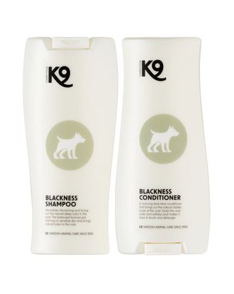 K9 Blackness Set - zestaw kosmetyków do pielęgnacji ciemnej i czarnej sierści psa i kota