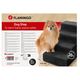 Flamingo Dog Step Tampa Black - schodki dla psa do 30kg, pluszowe pokrycie, czarne, 60x36x41cm