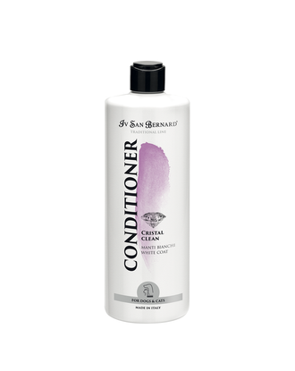 Iv San Bernard Cristal Clean Conditioner - odżywka usuwająca przebarwienia z sierści psa i kota - 500ml
