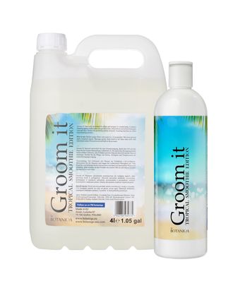 Botaniqa Groom It Shampoo Tropical Smoothie - szampon dla psa do mycia zasadniczego, o zapachu tropikalnego smoothie
