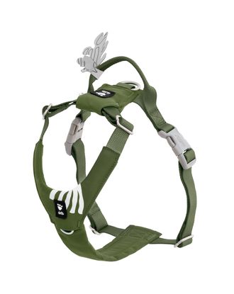Hurtta Seeker Harness Forest - regulowane szelki dla małych i średnich psów, zielone
