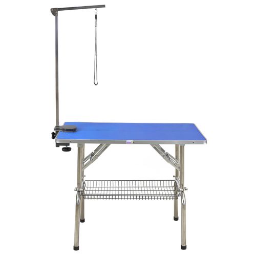 Solidny stół groomerski Blovi 95x55cm, z regulacją wysokości w zakresie 75-90cm