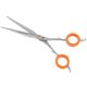 P&W Asian Style Set Scissors (Curved & Straight) 6,5" - profesjonalny zestaw nożyczek do strzyżenia w stylu azjatyckim, nożyczki extra gięte + proste + etui 
