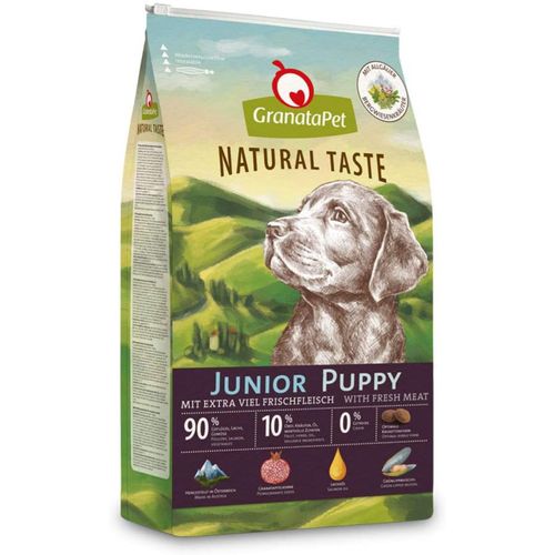 GranataPet Natural Taste Junior/Puppy Poultry & Salmon - bezzbożowa karma dla szczeniaka, z drobiem i łososiem