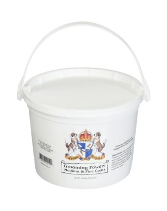Crown Royale Grooming Powder Medium & Fine Coats - puder groomerski do cienkiej i średniej sierści psa - 908g
