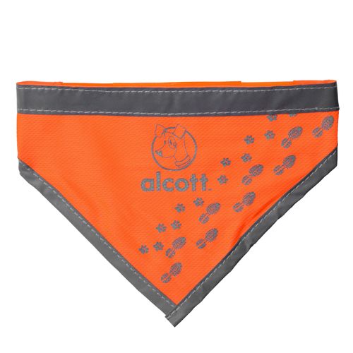 Alcott Visibility Dog Bandana Neon Orange - odblaskowa bandana dla psa, pomarańczowa