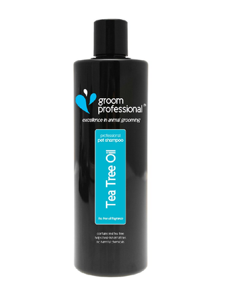 Groom Professional Tea Tree Oil Shampoo - szampon leczniczy dla zwierząt, łagodzący podrażnienia, koncentrat 1:14 - 450ml