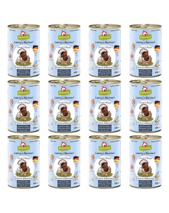 GranataPet Turkey & Coney Junior - bezzbożowa mokra karma dla szczeniaka, indyk i królik - 12x 400g