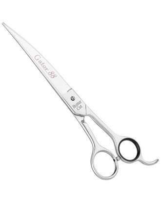 Geib Gator 88 Curved Scissors - solidne nożyczki groomerskie gięte, z szerokimi ostrzami i mikroszlifem