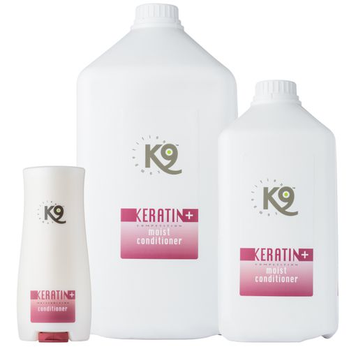 K9 Keratin+ Moist Conditioner - odżywka intensywnie nawilżająca z dodatkiem keratyny, koncentrat 1:40