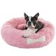 Blovi Bed Plush Donut Pink - mięciutkie, puszyste i antystresowe legowisko dla psa, pudrowy róż
