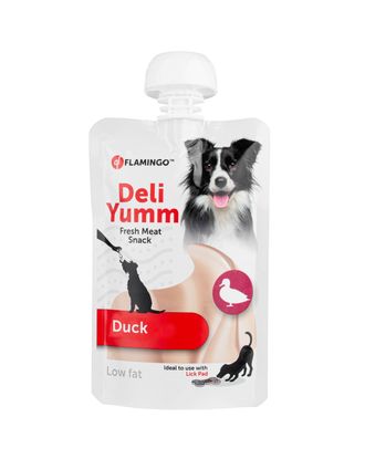 Flamingo Deli Yumm Paste with Duck 90g - przysmak dla psa, kremowa pasta o smaku kaczki