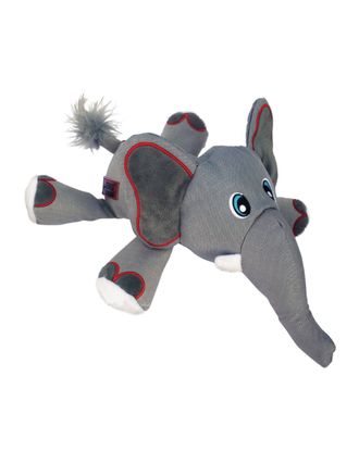 KONG Cozie Ultra Ella Elephant L 25cm - wytrzymały pluszak dla psa, słoń z grzechotką i piszczałkami