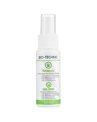 Diamex Bio-Technic Deo Buccal Oral Spray - naturalny preparat do higieny jamy ustnej psa, niewymagający szczotkowania
