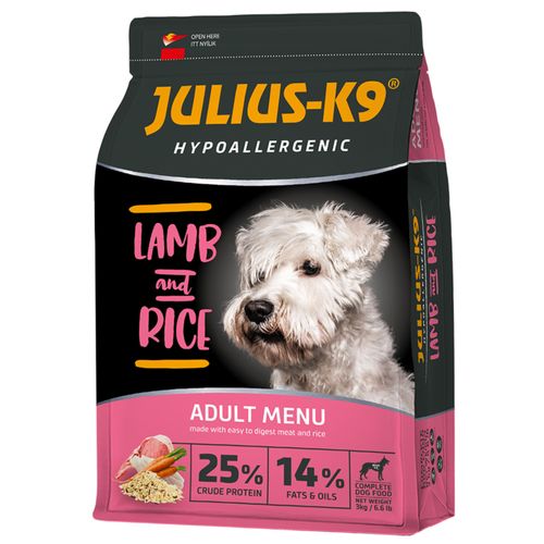 Julius-K9 Hypoallergenic Lamb & Rice Adult - hipoalergiczna karma dla psa, jagnięcina z ryżem